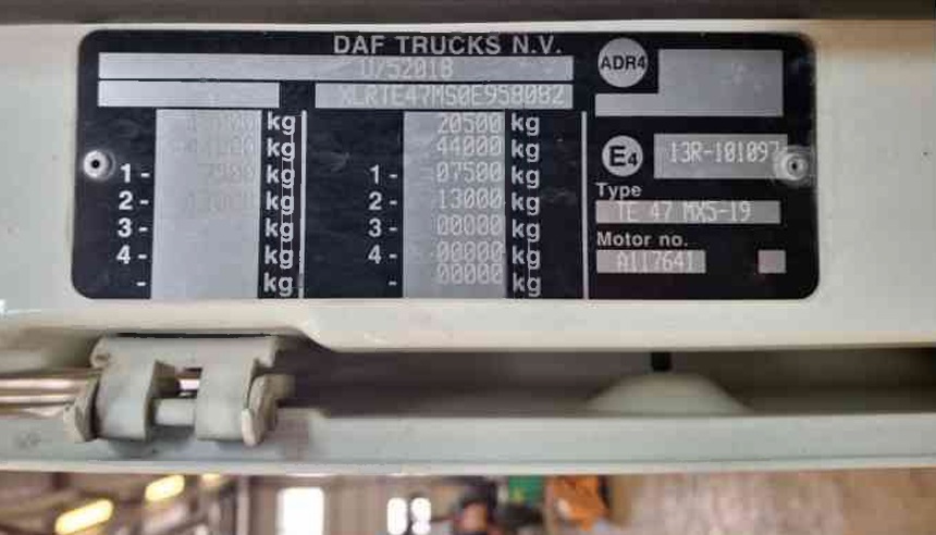 Daf, Ft Xf 105.460, 2012