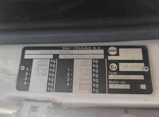Daf, Ft Xf 105.460, 2012