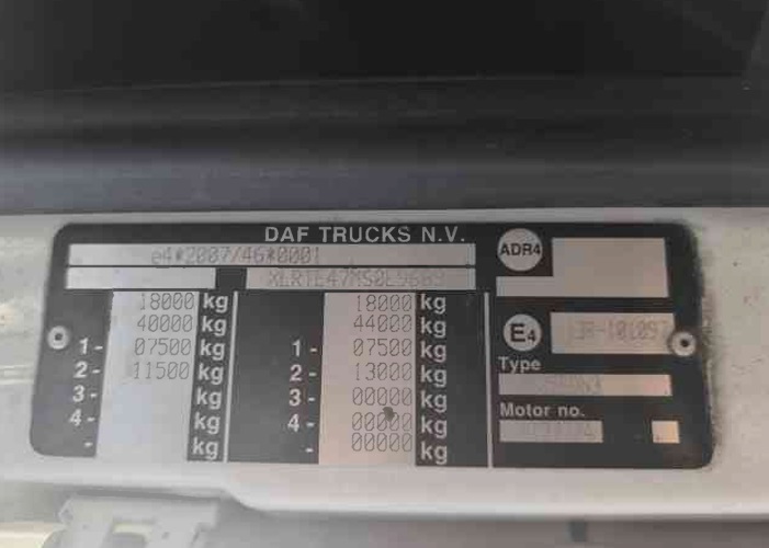 Daf, Ft Xf 105.460, 2012