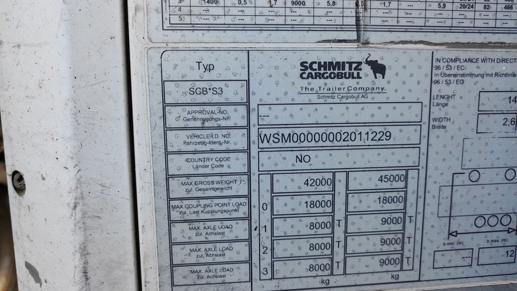 Schmitz, Cargobull Sko 24/L, 2015