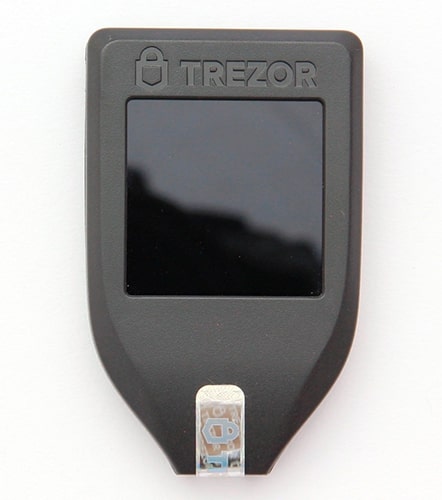 Аппаратный криптовалютный кошелёк. торговая марка Trezor . модель Т. артикул РВ002. страна происхождения не установлена. в заводской упаковке