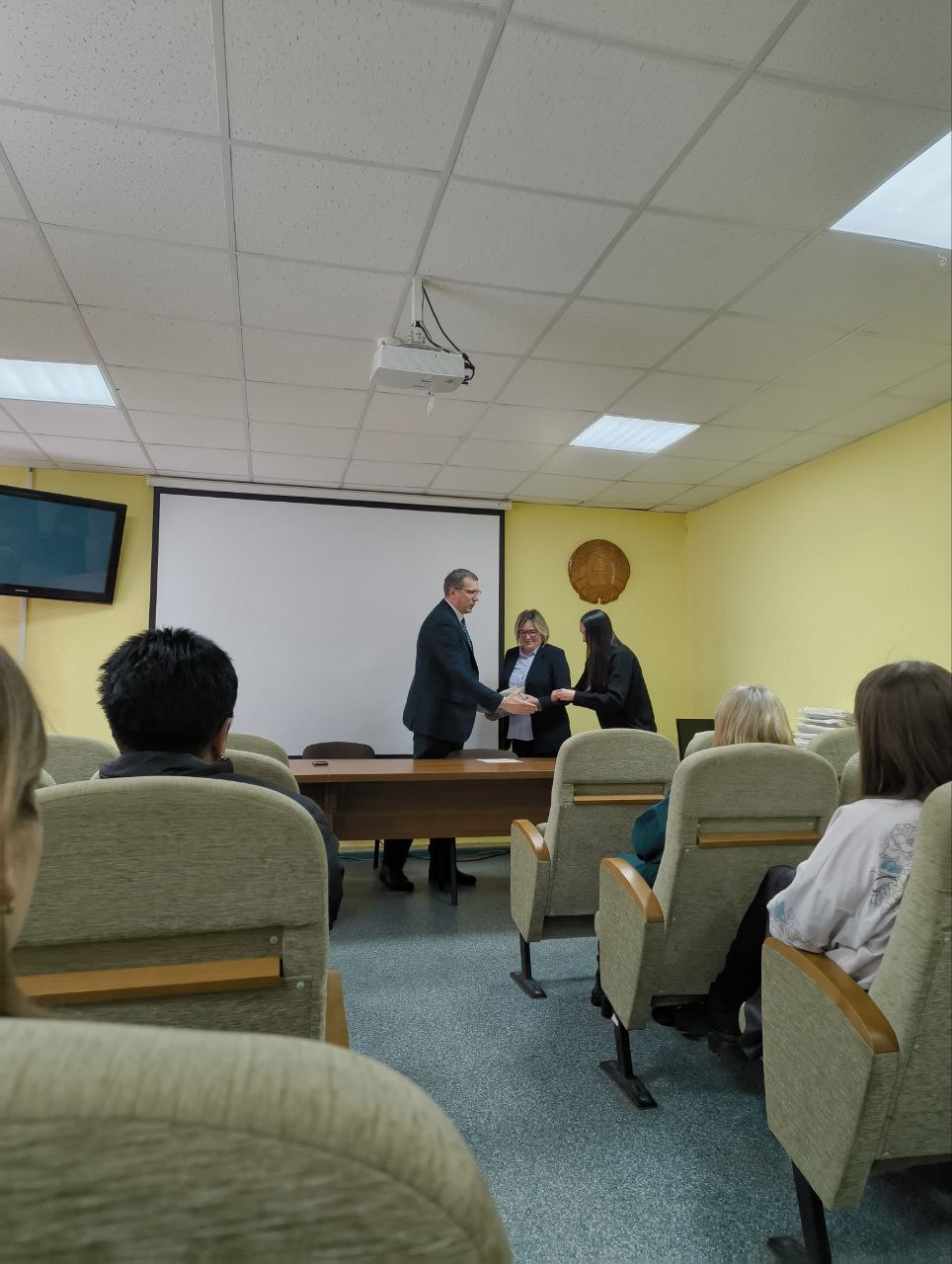 Профсоюз РУП "Торговый Дом "Восточный" поздравил мужской коллектив предприятия с праздником 23 февраля